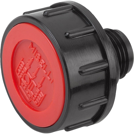 Kipp Vent Screw Without Air Filter D1=G 1 1/2, Form:A Thermoplastic, Without Dipstick, D=63 K0457.163112